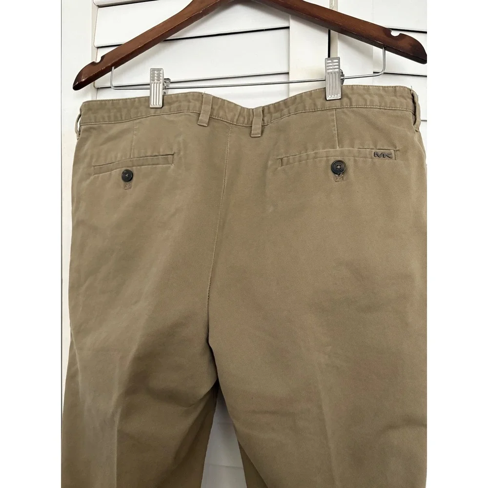 Michael Kors Khaki Pants Straight‎ Leg Chinos Casual Trousers Size 36